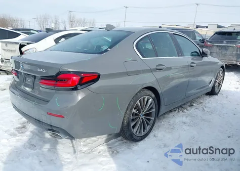 2022 BMW 540 I xDrive z USA, uszkodzony, nr VIN WBA73BJ03NWX39655